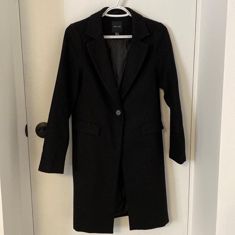 Black dress coat